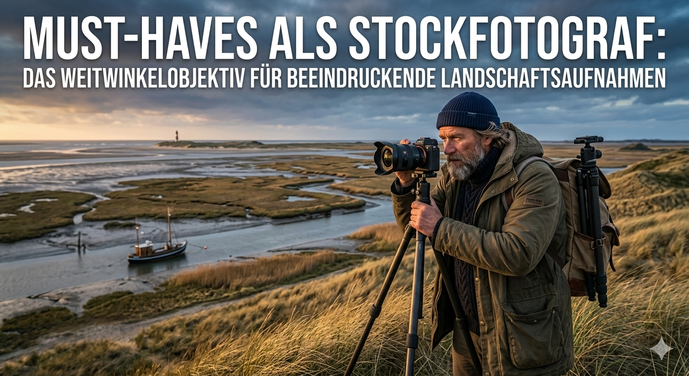 Must-Haves als Stockfotograf: Das Weitwinkelobjektiv für beeindruckende Landschaftsaufnahmen
