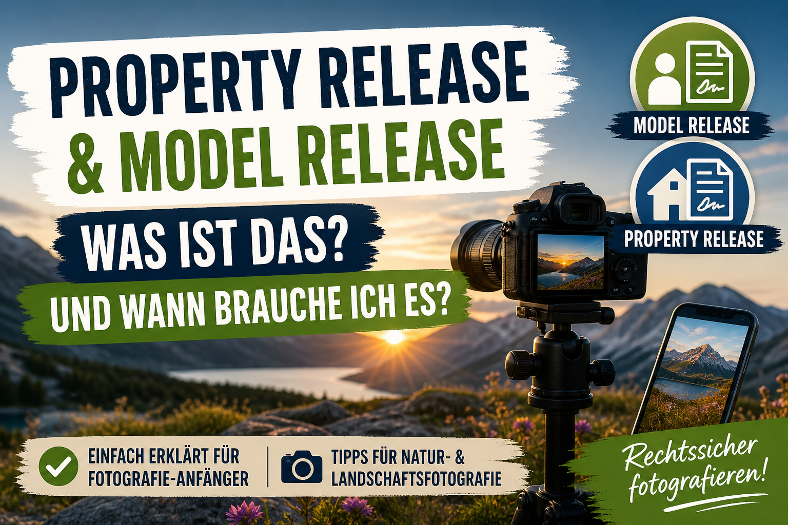 Property Release und Model Release – was ist das und wann brauche ich es?