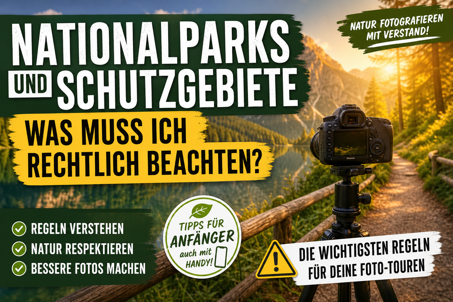 Nationalparks und Schutzgebiete: Was muss ich rechtlich beachten?