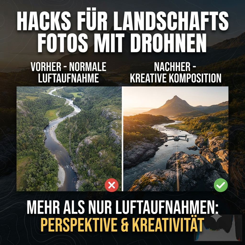 Hacks für Landschaftsfotos mit Drohnen: Mehr als nur Luftaufnahmen